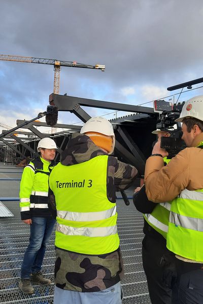 Videoaufnahmen bei Fraport